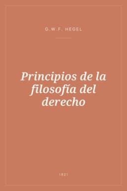 Portada de Principios de la filosofía del derecho