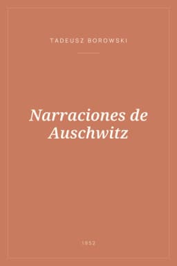Portada de Narraciones de Auschwitz