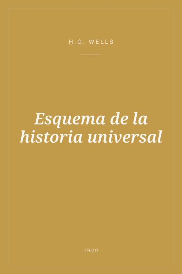 Portada de Esquema de la historia universal