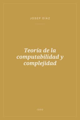 Portada de Teoría de la computabilidad y complejidad