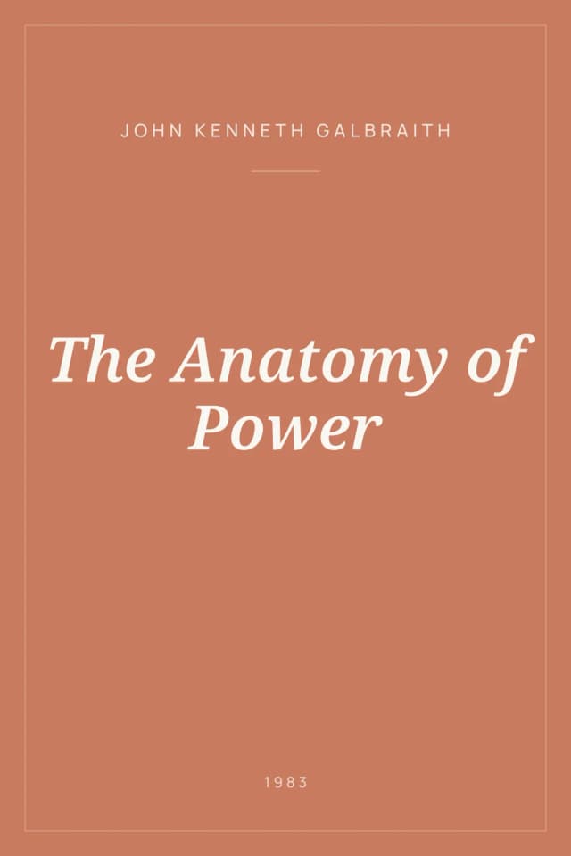 Portada de The Anatomy of Power