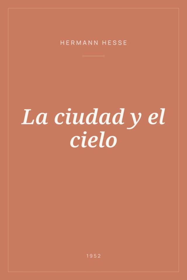 Portada de La ciudad y el cielo