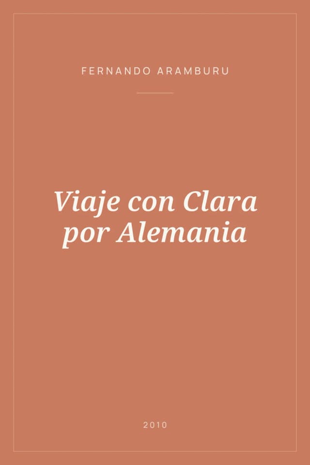 Portada de Viaje con Clara por Alemania
