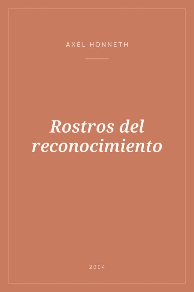 Portada de Rostros del reconocimiento