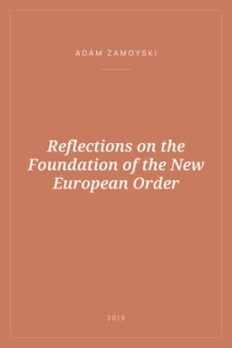Portada de Reflections on the Foundation of the New European Order