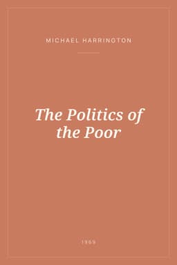 Portada de The Politics of the Poor