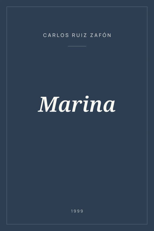 Portada de Marina