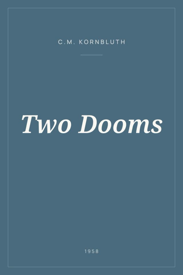 Portada de Two Dooms