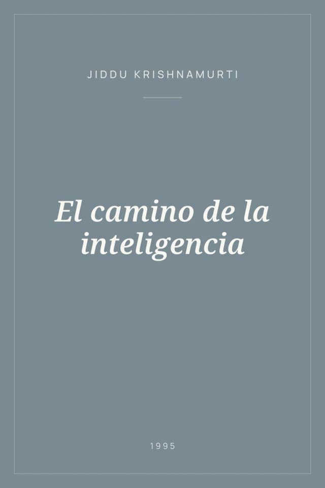 Portada de El camino de la inteligencia
