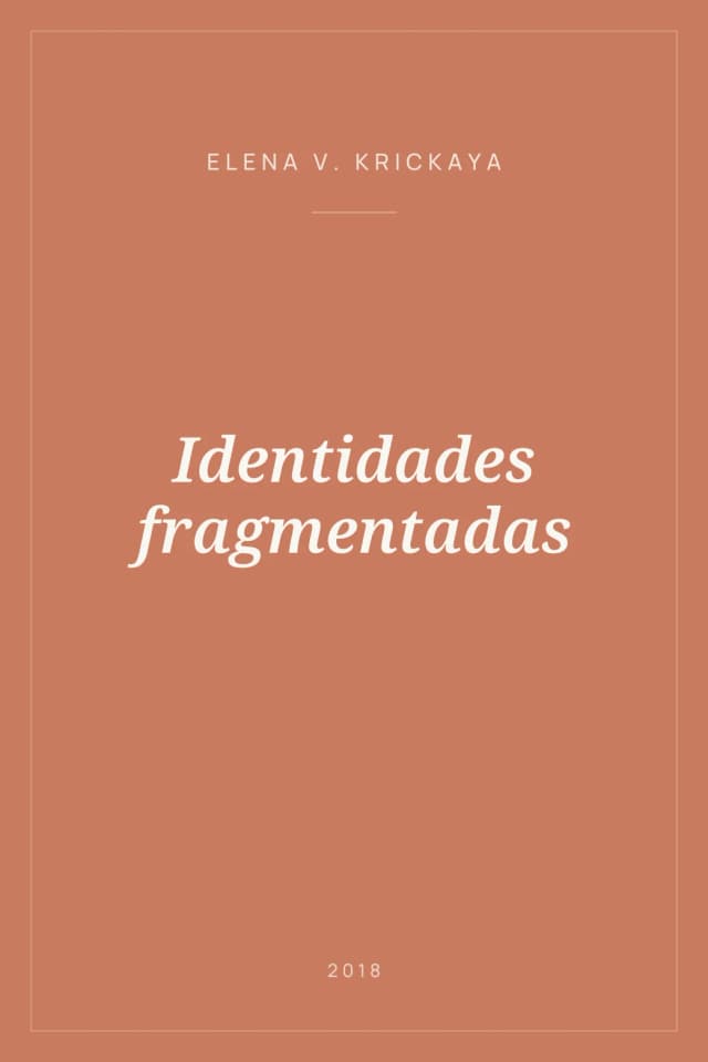 Portada de Identidades fragmentadas