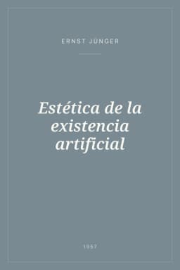 Portada de Estética de la existencia artificial