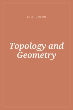 Portada de Topology and Geometry