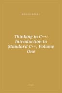Portada de Thinking in C++: Introduction to Standard C++, Volume One