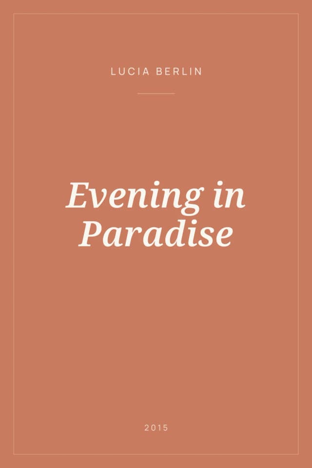 Portada de Evening in Paradise
