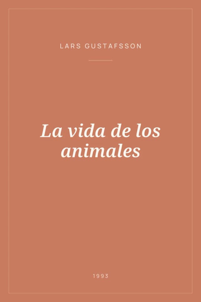 Portada de La vida de los animales