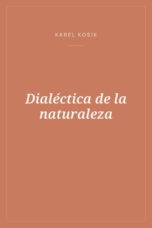 Portada de Dialéctica de la naturaleza