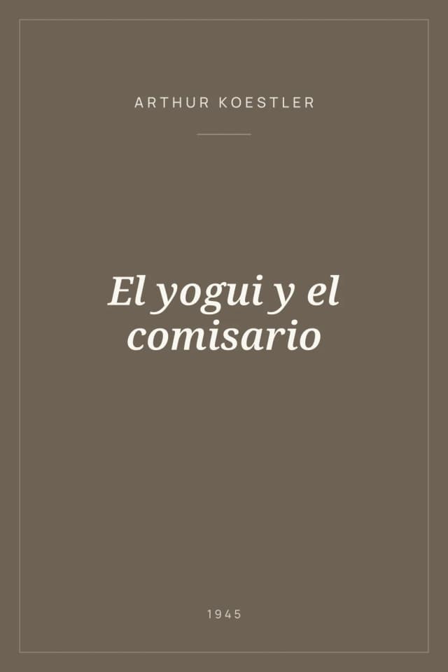 Portada de El yogui y el comisario