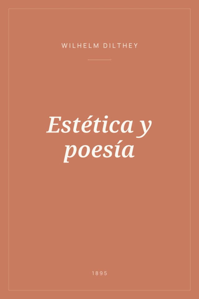 Portada de Estética y poesía