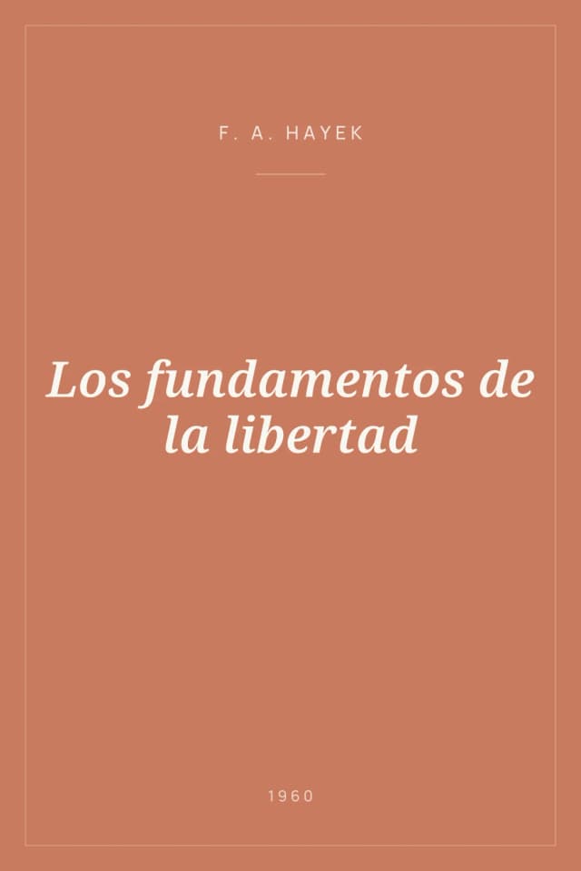 Portada de Los fundamentos de la libertad