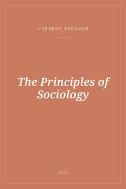 Portada de The Principles of Sociology