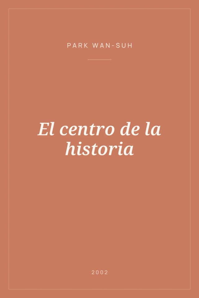 Portada de El centro de la historia