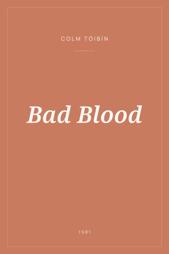 Portada de Bad Blood