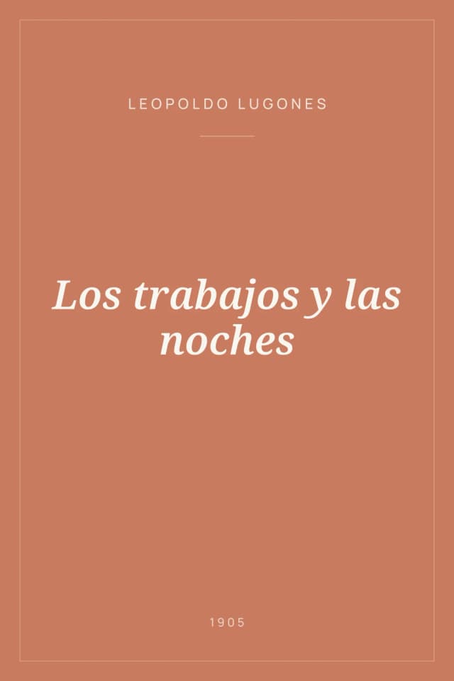 Portada de Los trabajos y las noches