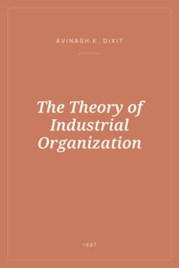 Portada de The Theory of Industrial Organization