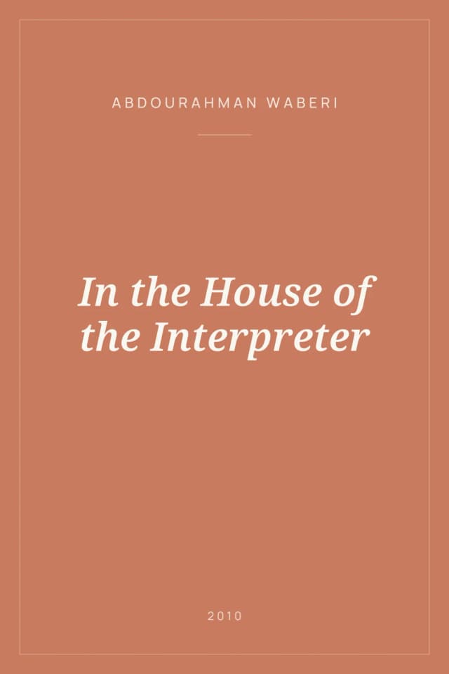 Portada de In the House of the Interpreter