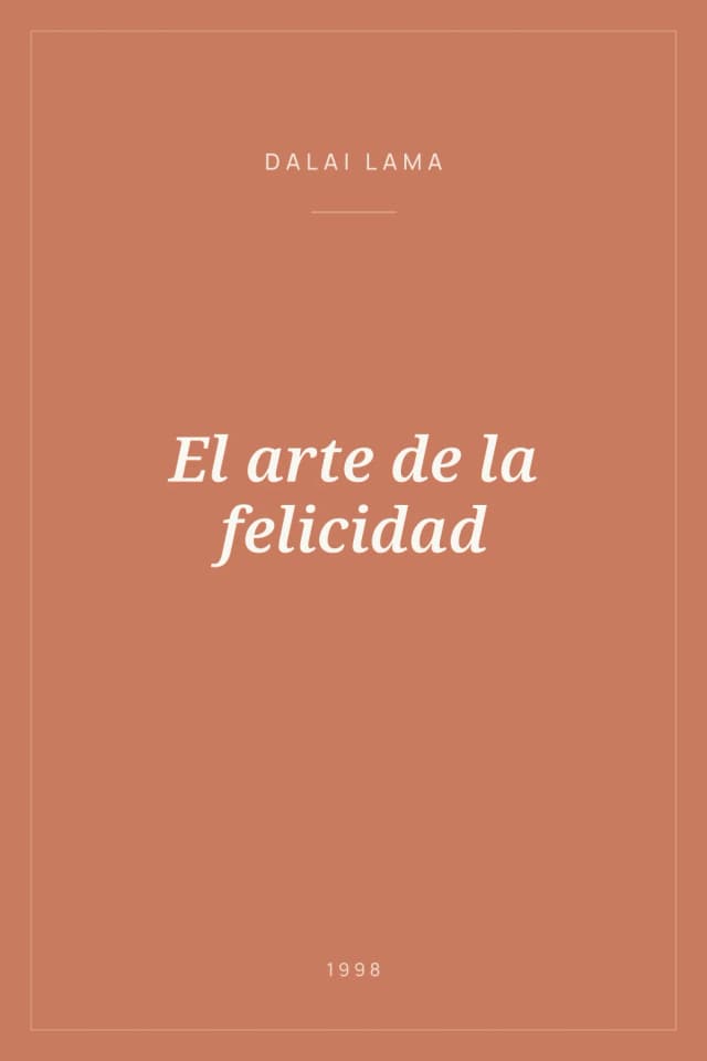 Portada de El arte de la felicidad