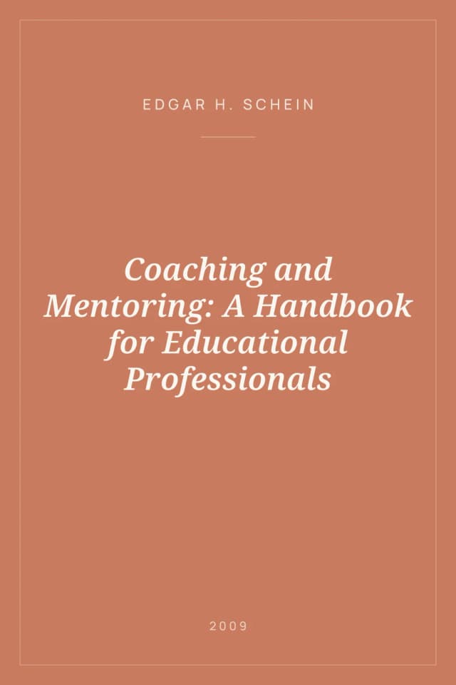 Portada de Coaching and Mentoring: A Handbook for Educational Professionals