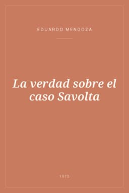 Portada de La verdad sobre el caso Savolta