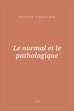 Portada de Le normal et le pathologique