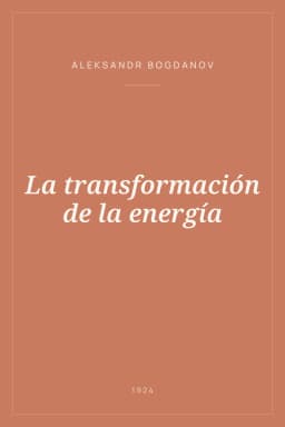 Portada de La transformación de la energía