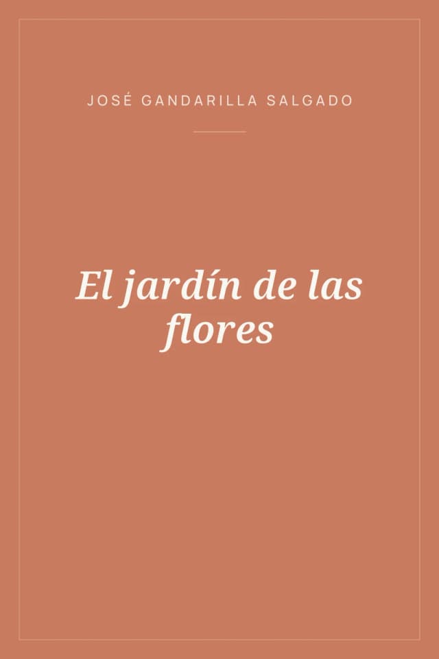 Portada de El jardín de las flores