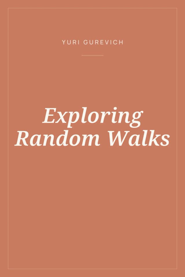 Portada de Exploring Random Walks