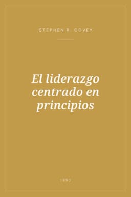 Portada de El liderazgo centrado en principios