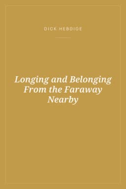 Portada de Longing and Belonging From the Faraway Nearby