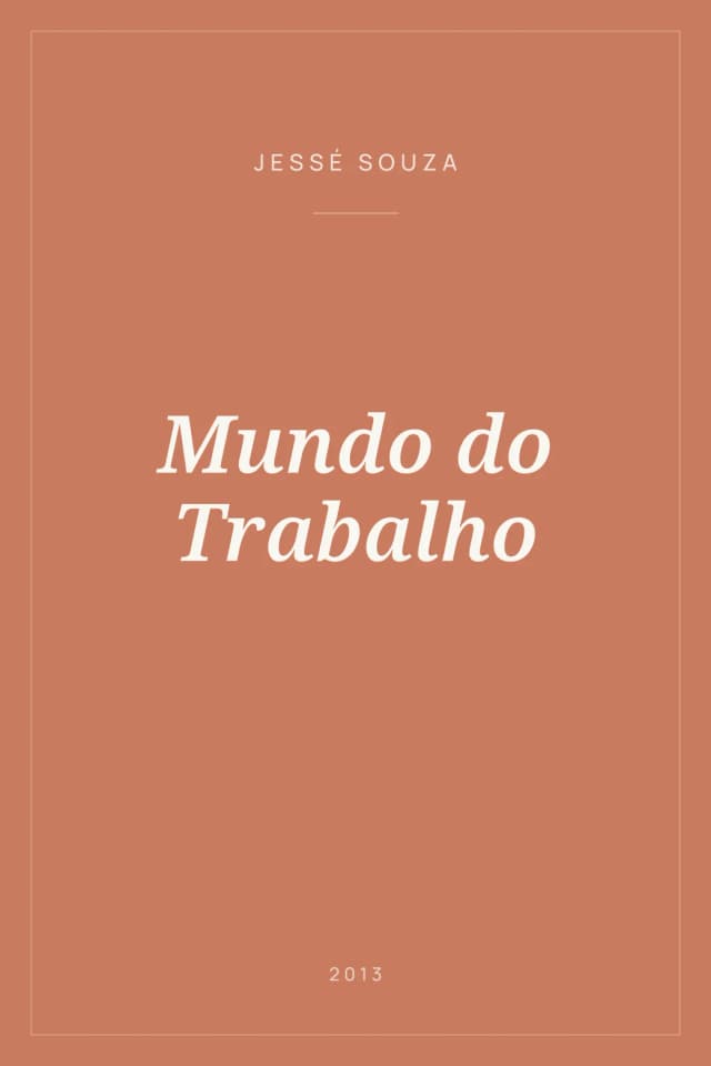 Portada de Mundo do Trabalho