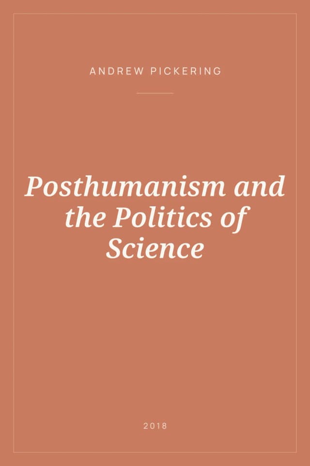 Portada de Posthumanism and the Politics of Science