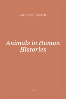 Portada de Animals in Human Histories