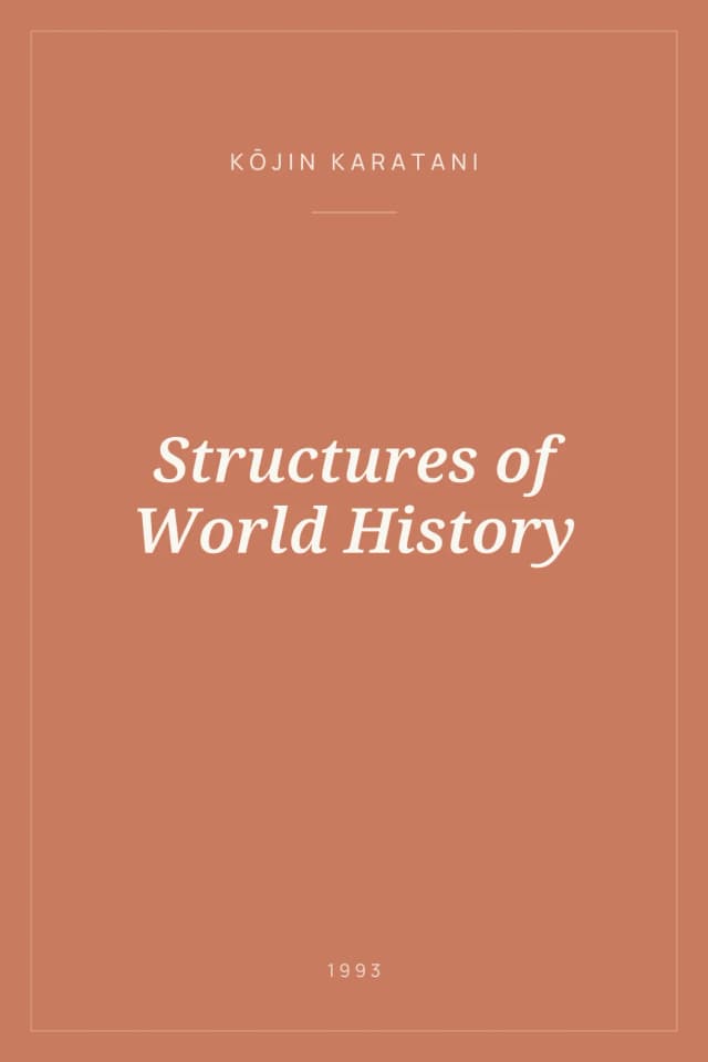 Portada de Structures of World History