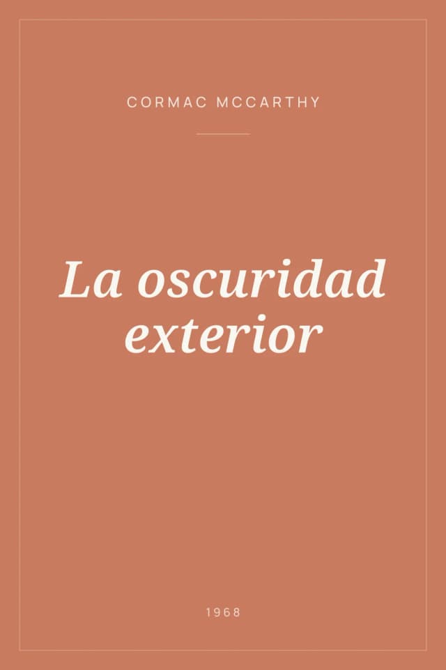 Portada de La oscuridad exterior