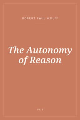 Portada de The Autonomy of Reason