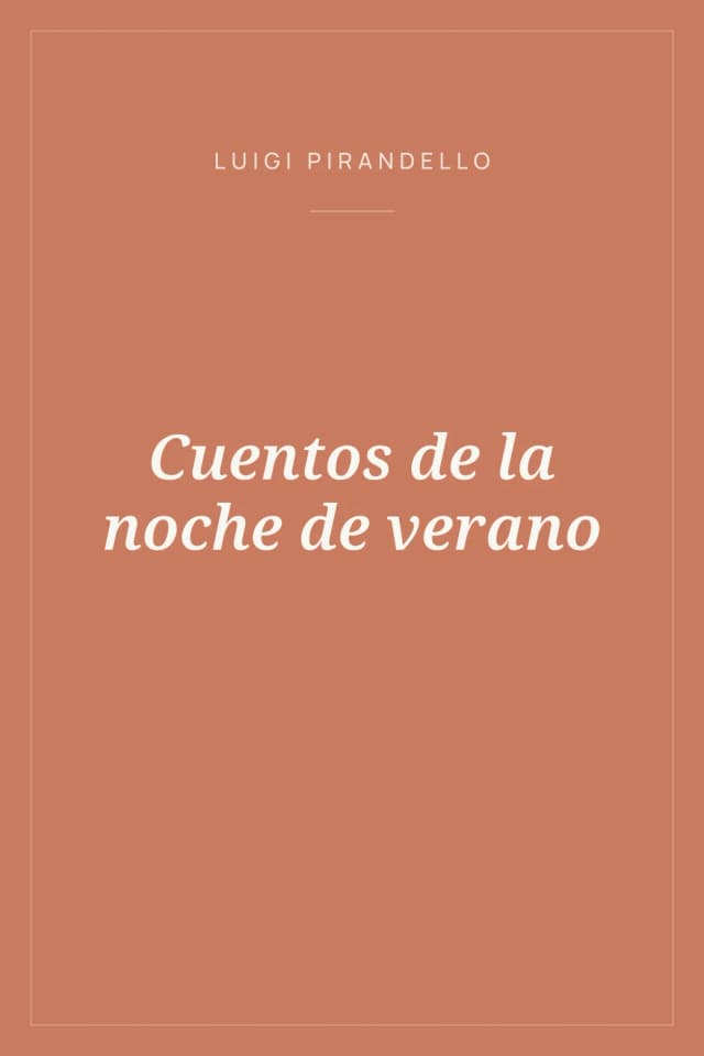 Portada de Cuentos de la noche de verano