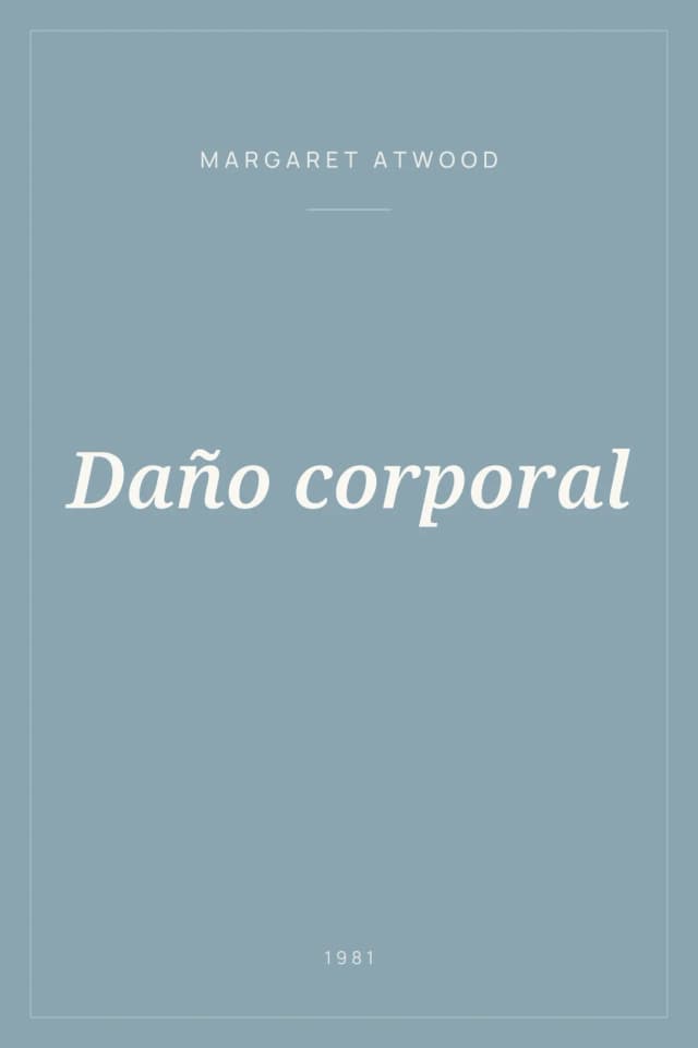 Portada de Daño corporal