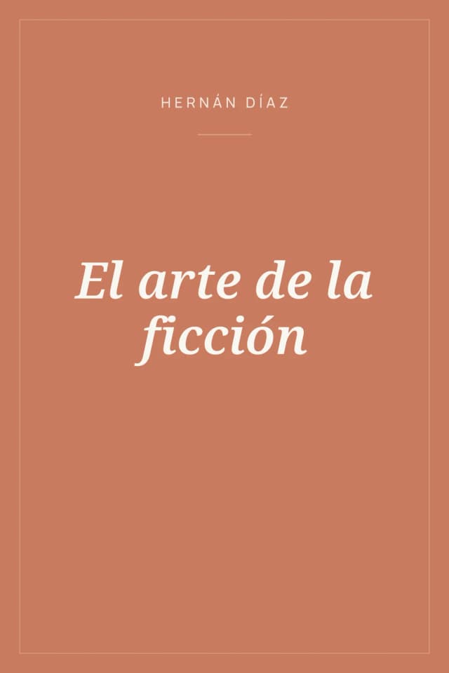 Portada de El arte de la ficción
