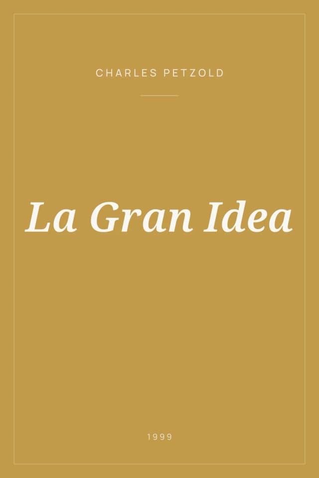 Portada de La Gran Idea