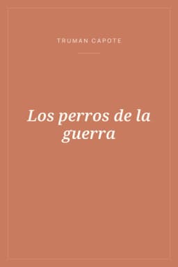 Portada de Los perros de la guerra