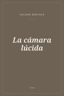 Portada de La cámara lúcida